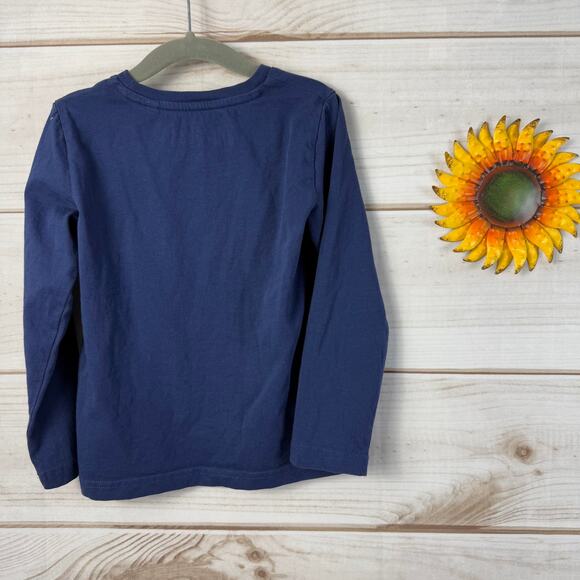 Mini Boden Glowing Fireworks Long Sleeve Graphic‎ T-Shirt Size 4-5Y - Picture 2 of 3